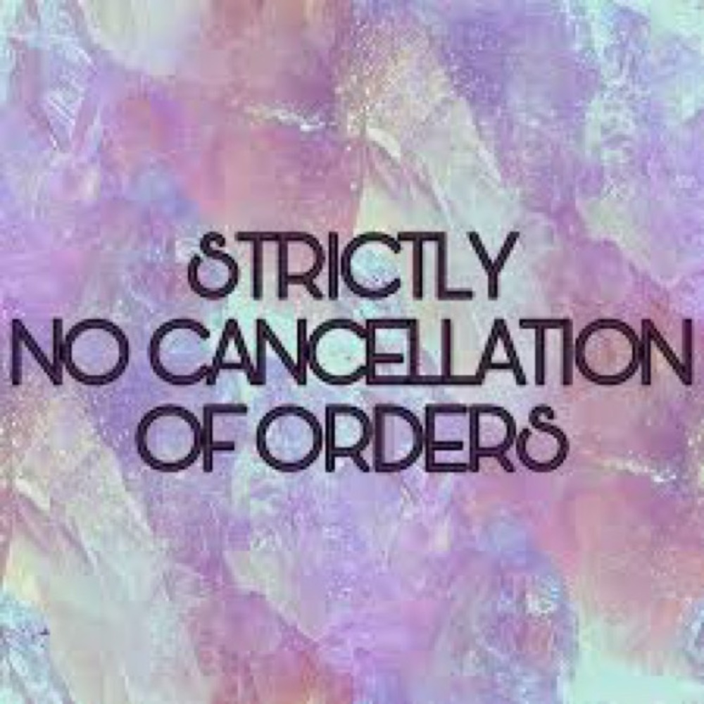 I do not cancel orders!!!